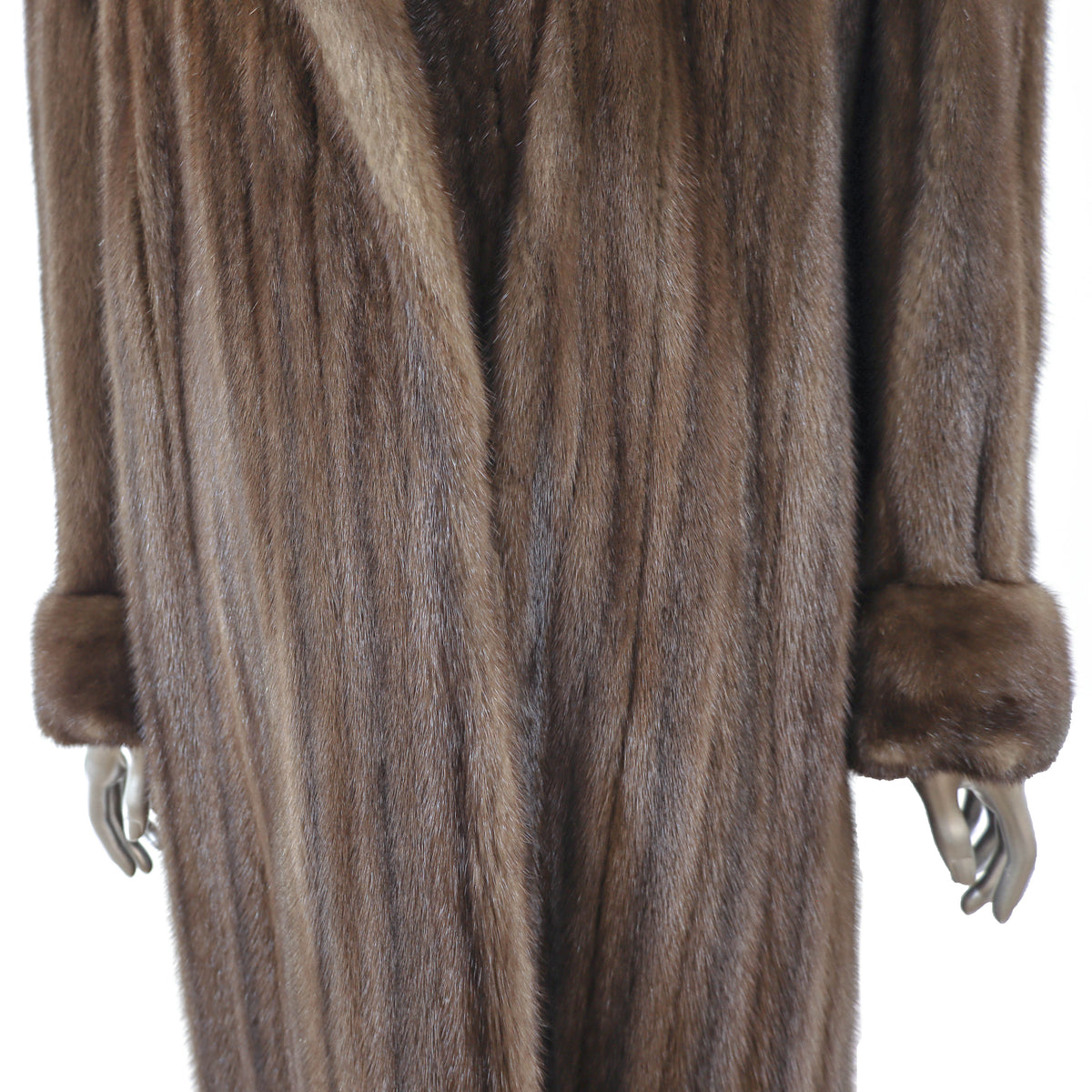 Brown Mink Coat- Size XL