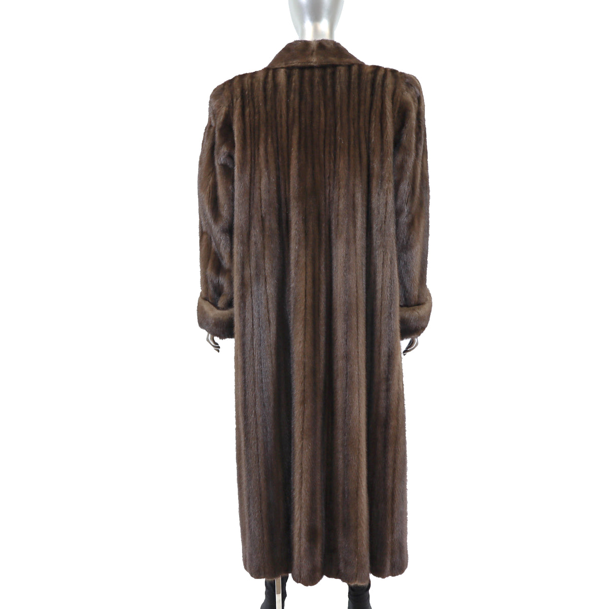 Brown Mink Coat- Size XL