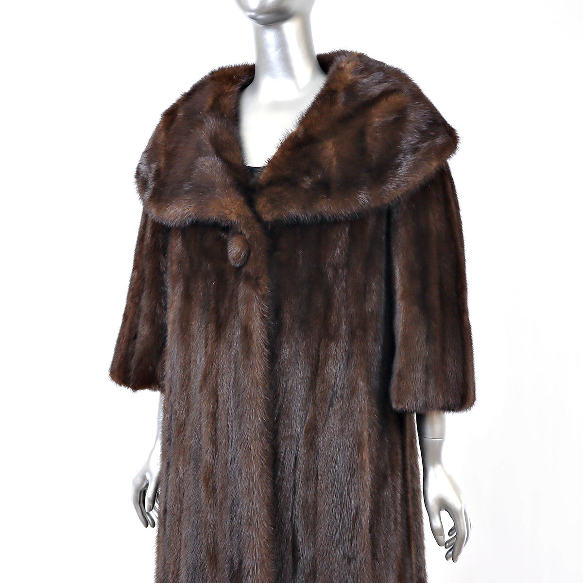 Brown Mink Coat- Size L