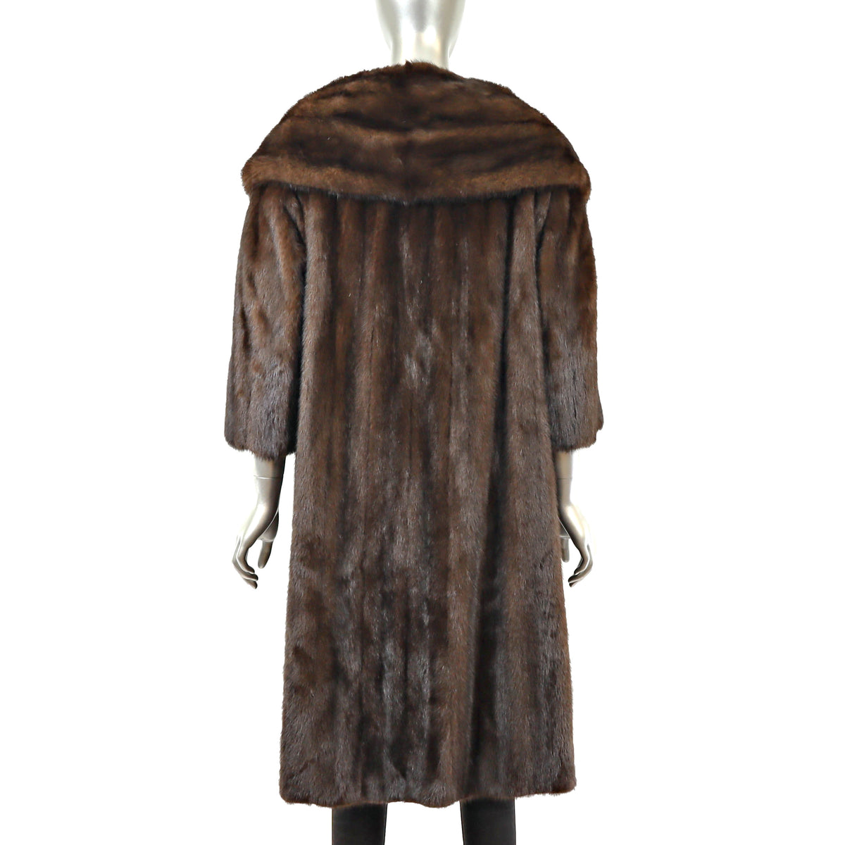 Brown Mink Coat- Size L