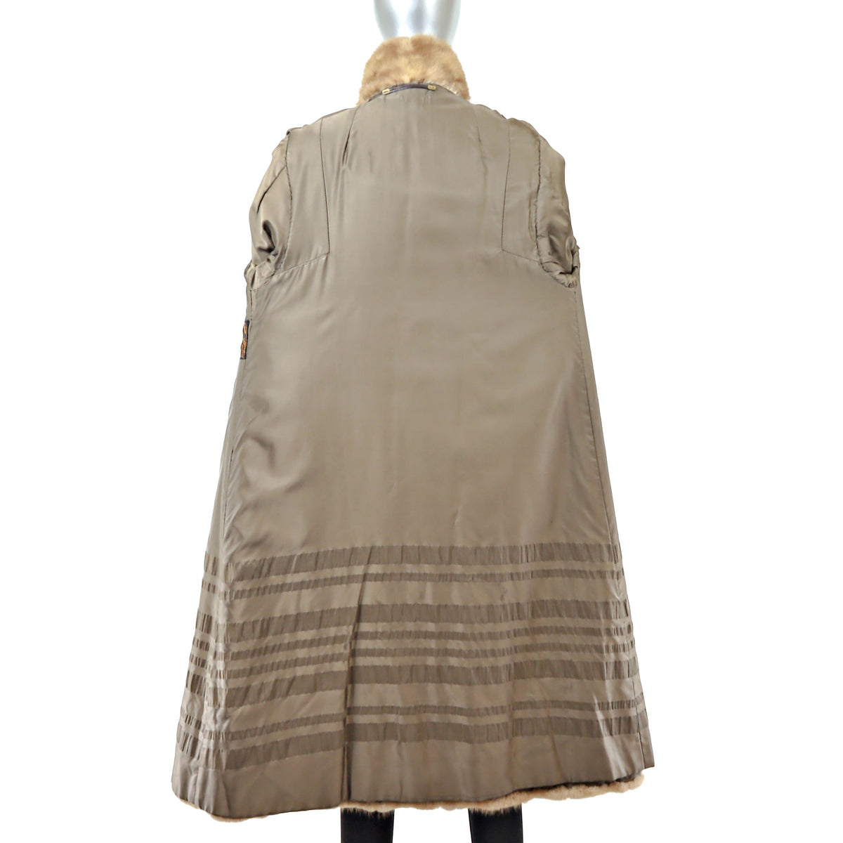 Light Brown Mink Coat- Size S
