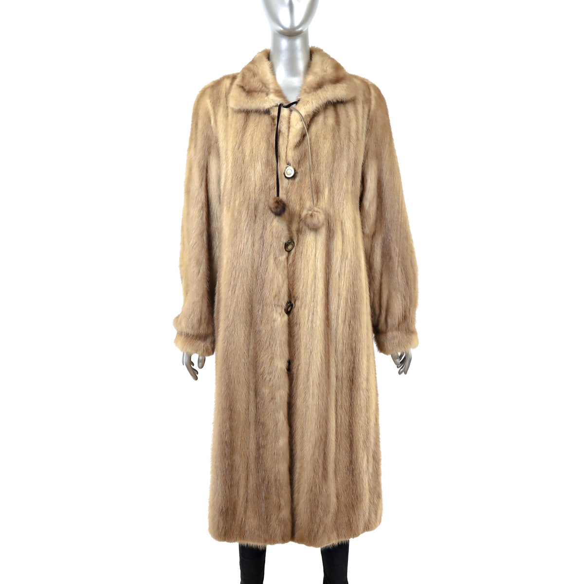 Light Brown Mink Coat- Size S