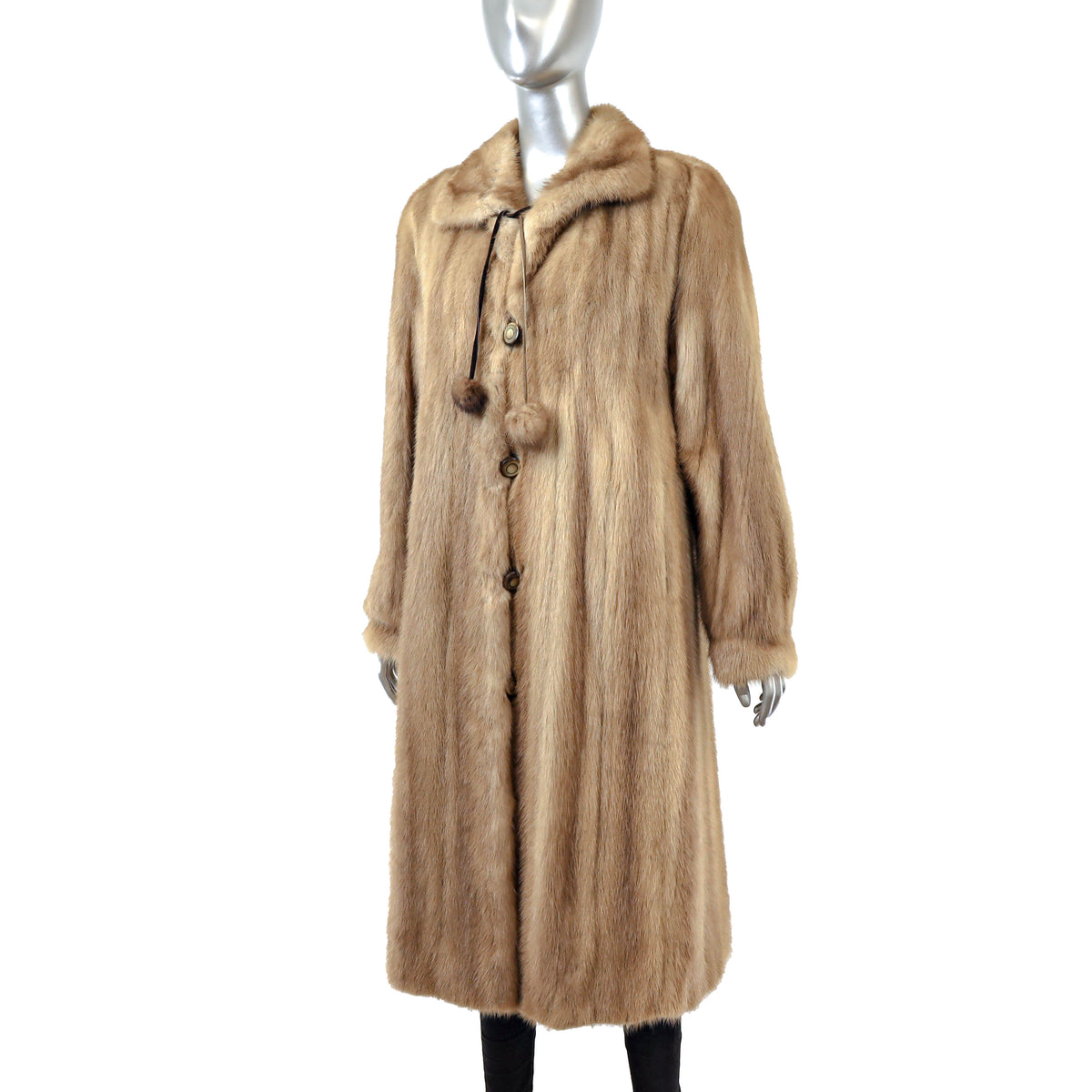 Light Brown Mink Coat- Size S