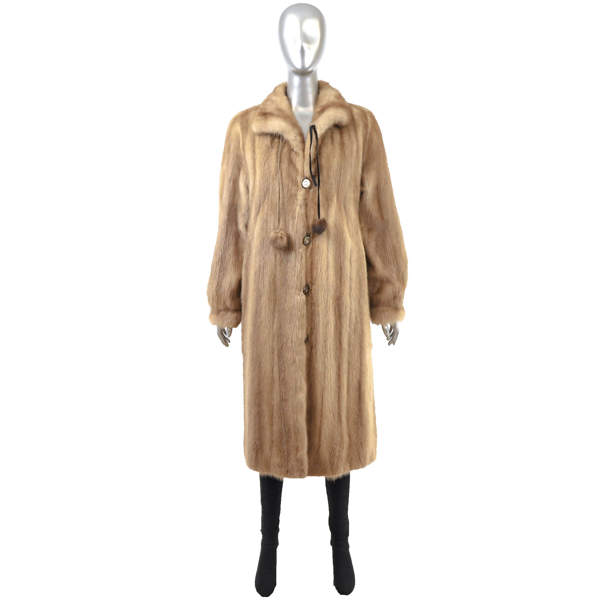 Light Brown Mink Coat- Size S