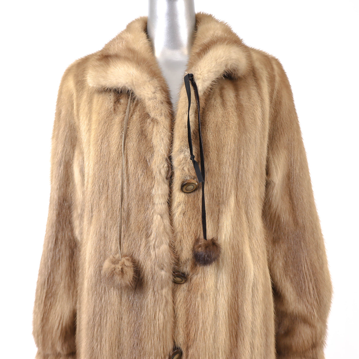 Light Brown Mink Coat- Size S