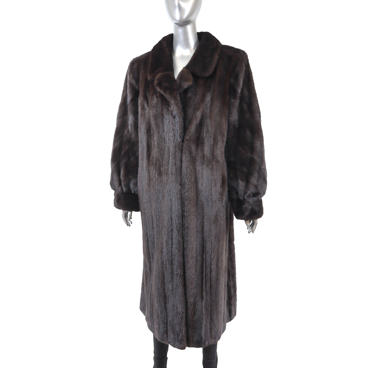 Dark Brown Mink Coat- Size M