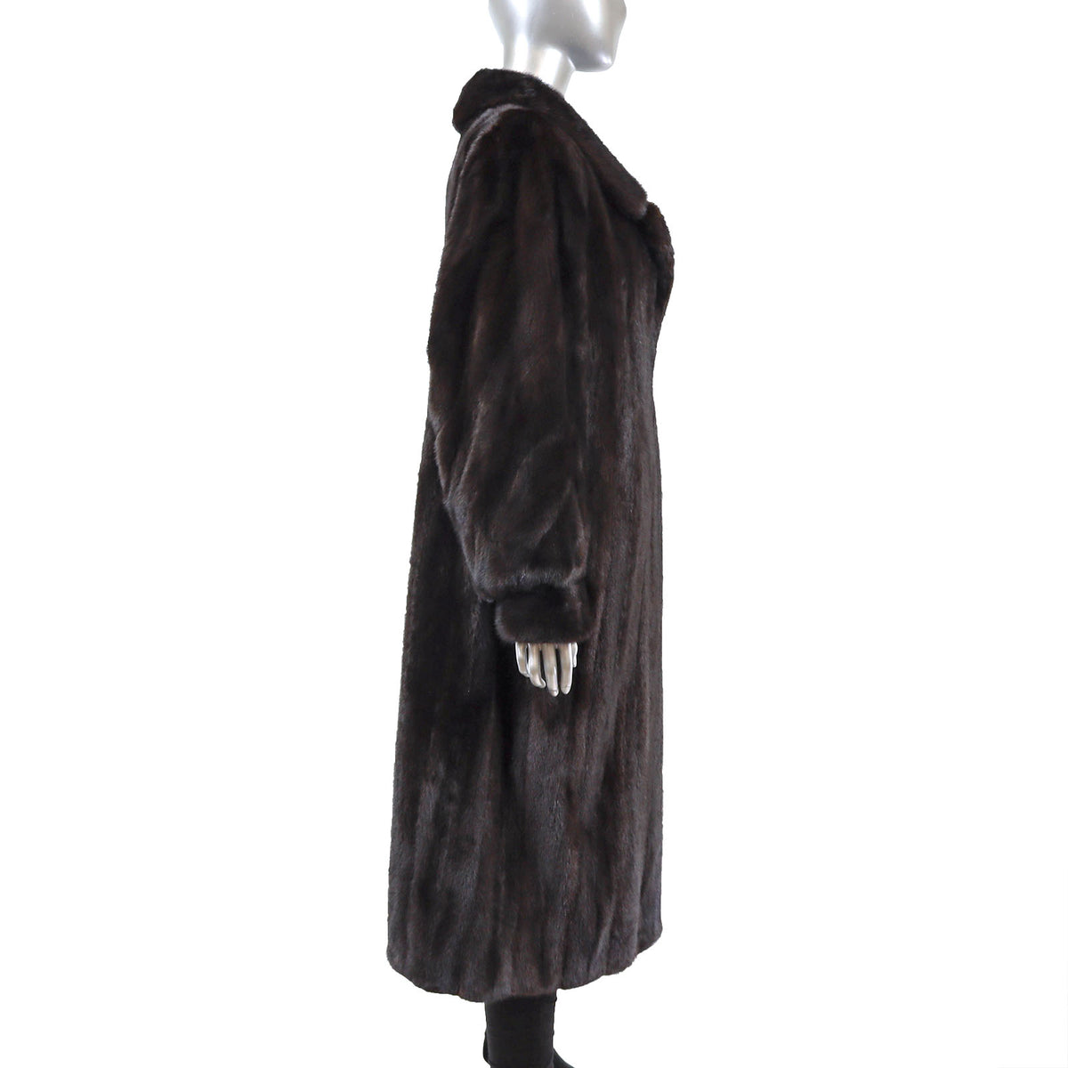 Dark Brown Mink Coat- Size M