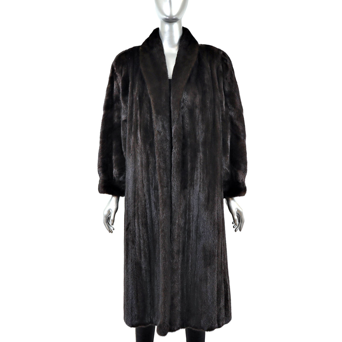 Black Mink Coat- Size S