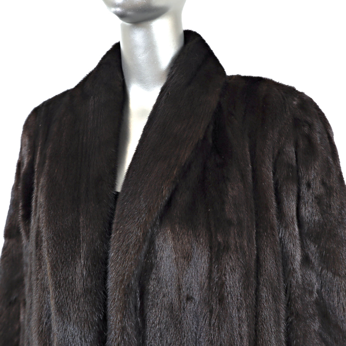 Black Mink Coat- Size S