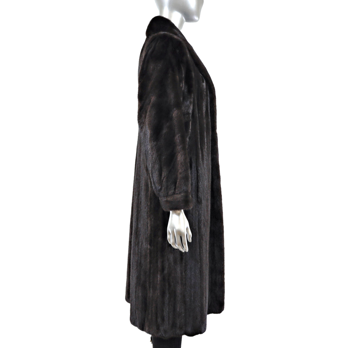 Black Mink Coat- Size S