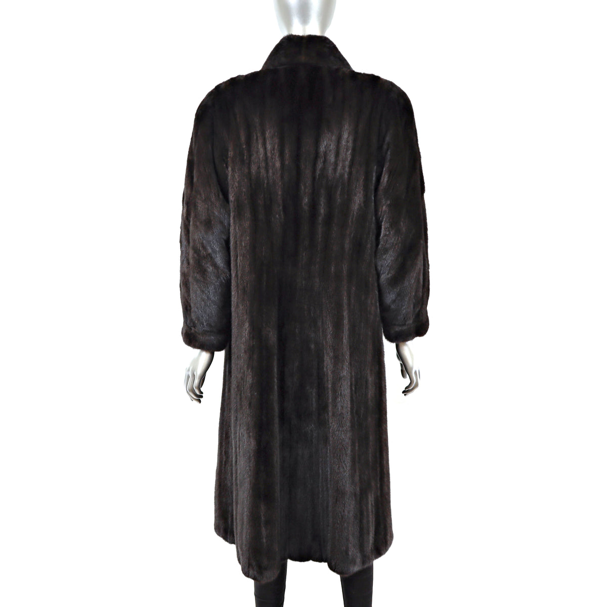 Black Mink Coat- Size S