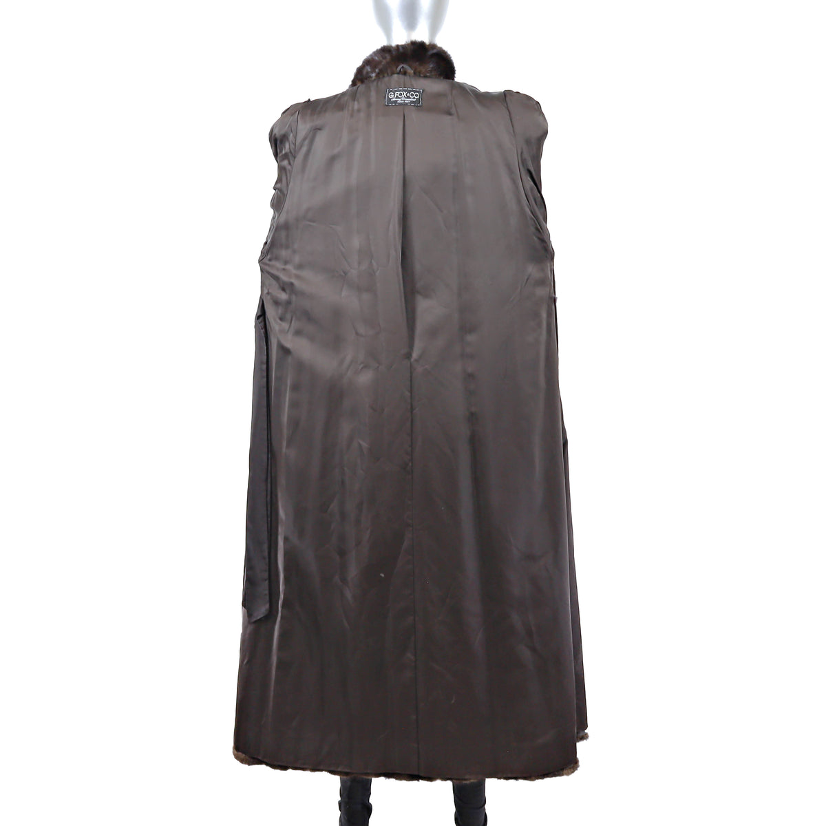 Dark Brown Mink Coat- Size M