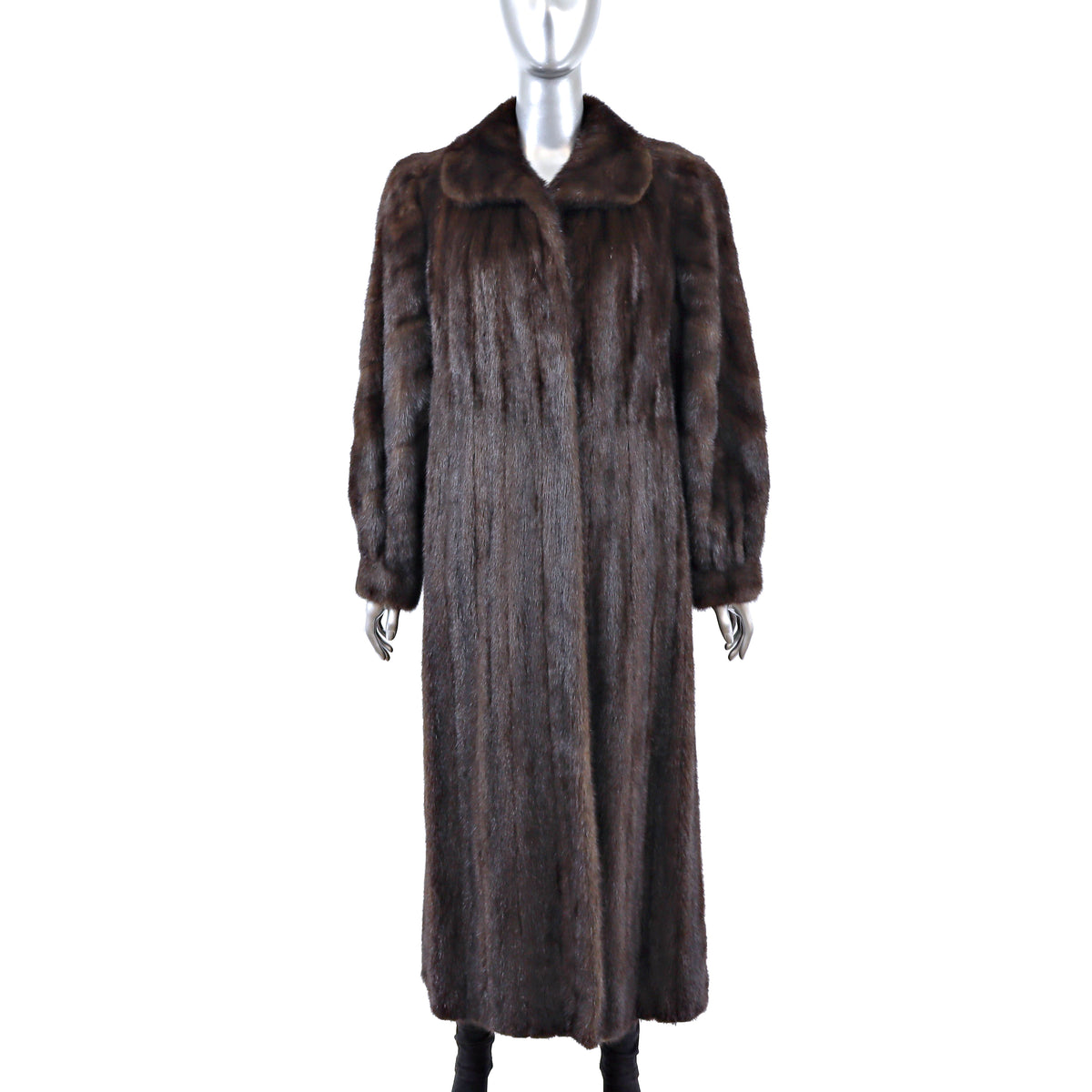 Dark Brown Mink Coat- Size M