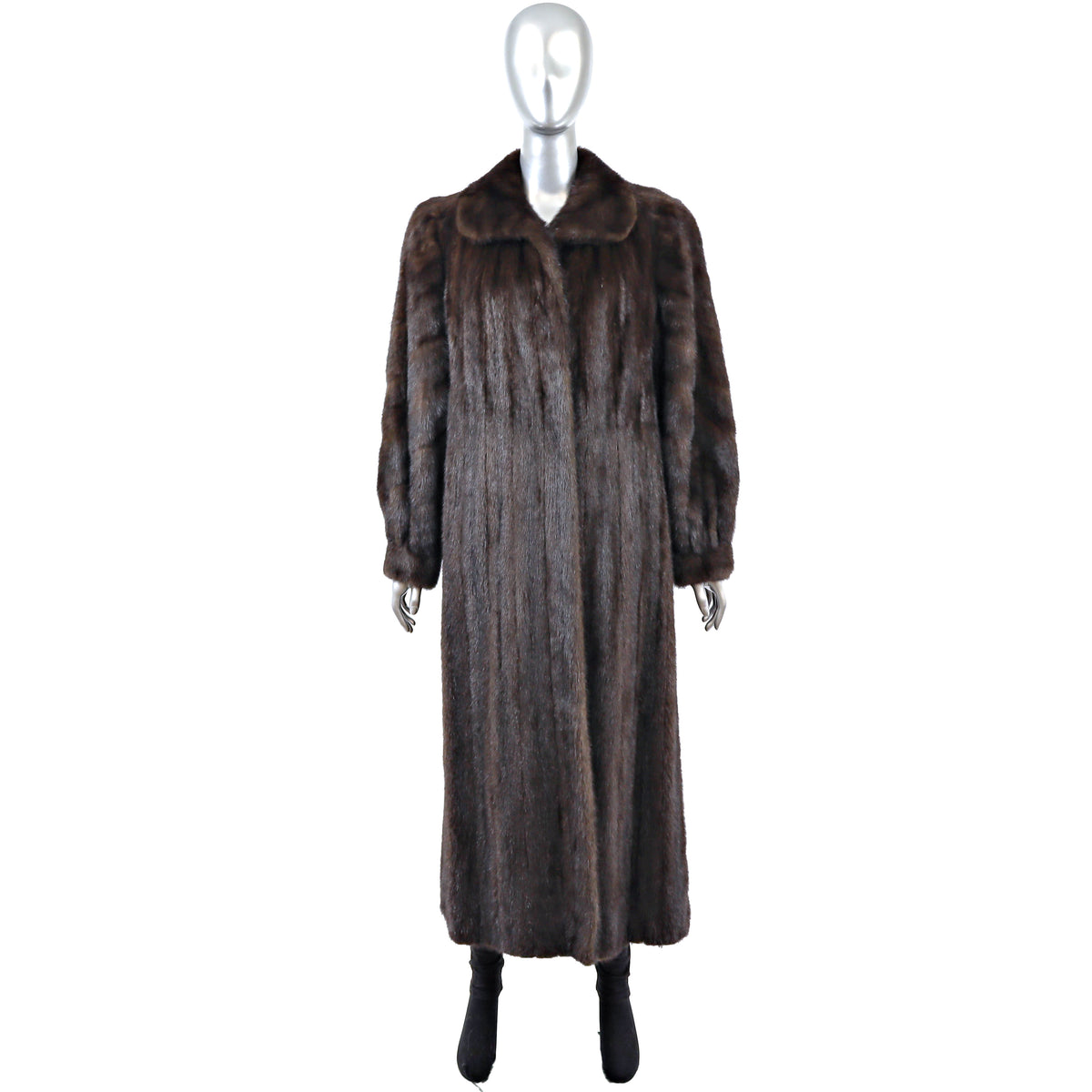 Dark Brown Mink Coat- Size M