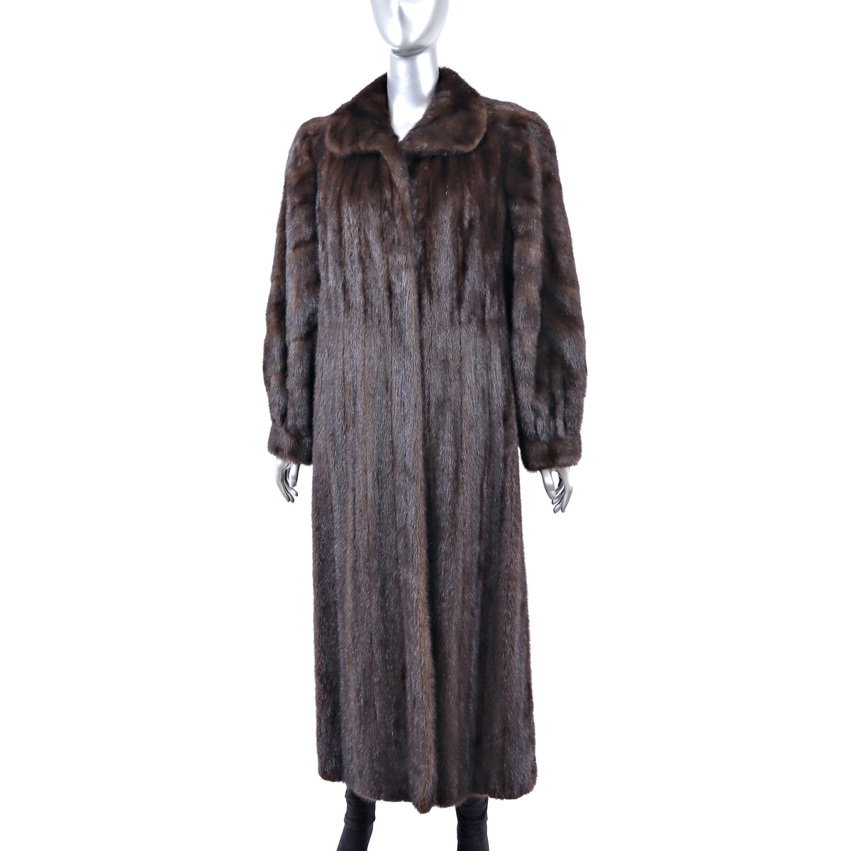 Dark Brown Mink Coat- Size M