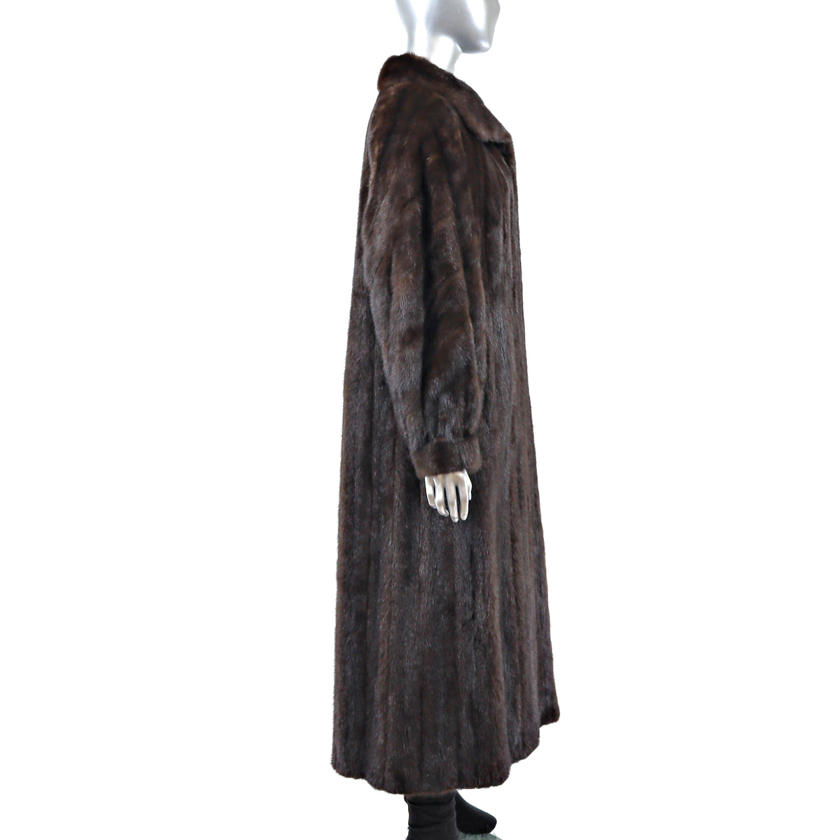Dark Brown Mink Coat- Size M