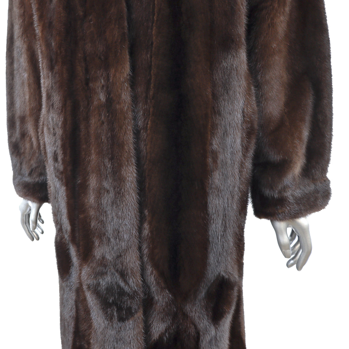 Brown Mink Coat- Size L