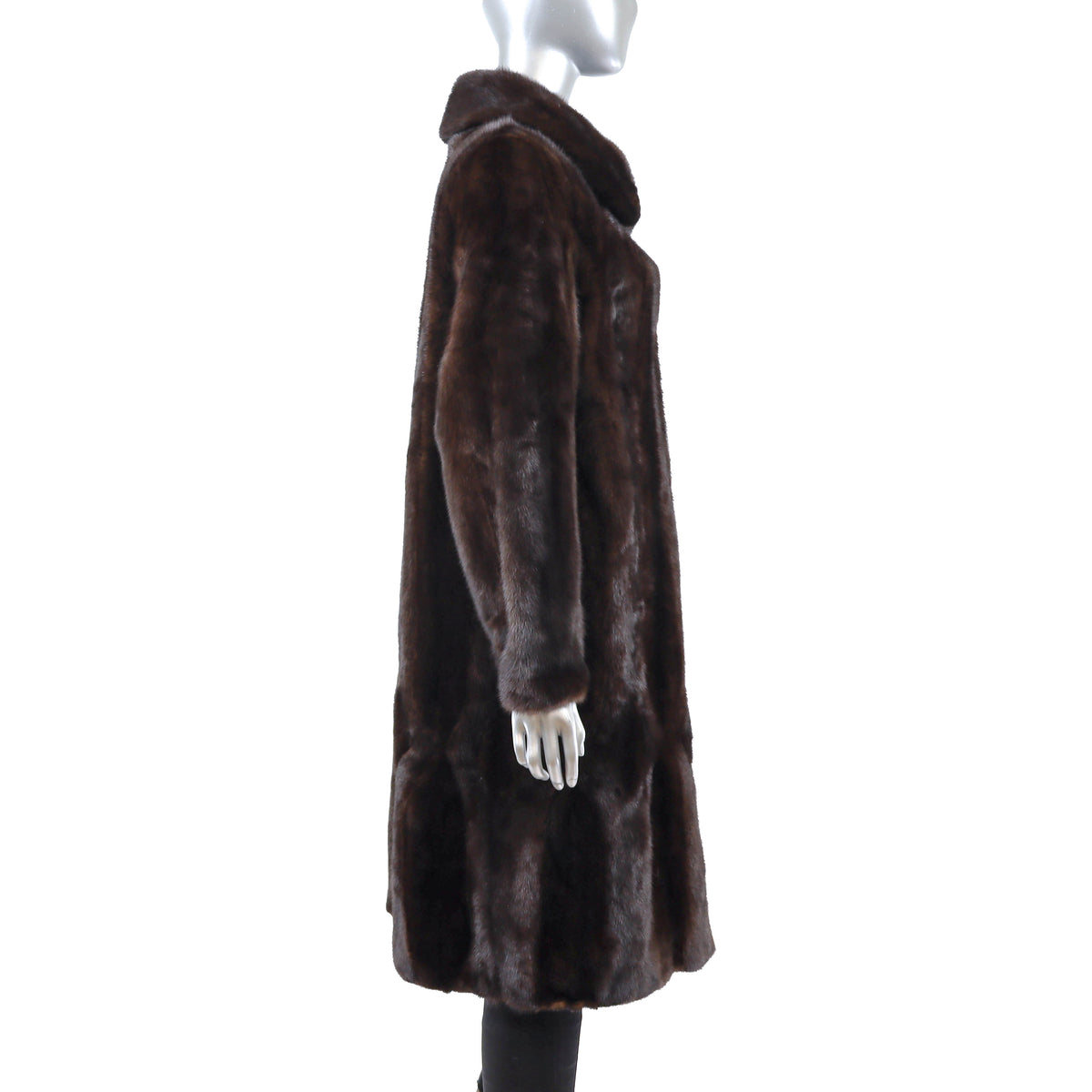 Brown Mink Coat- Size L