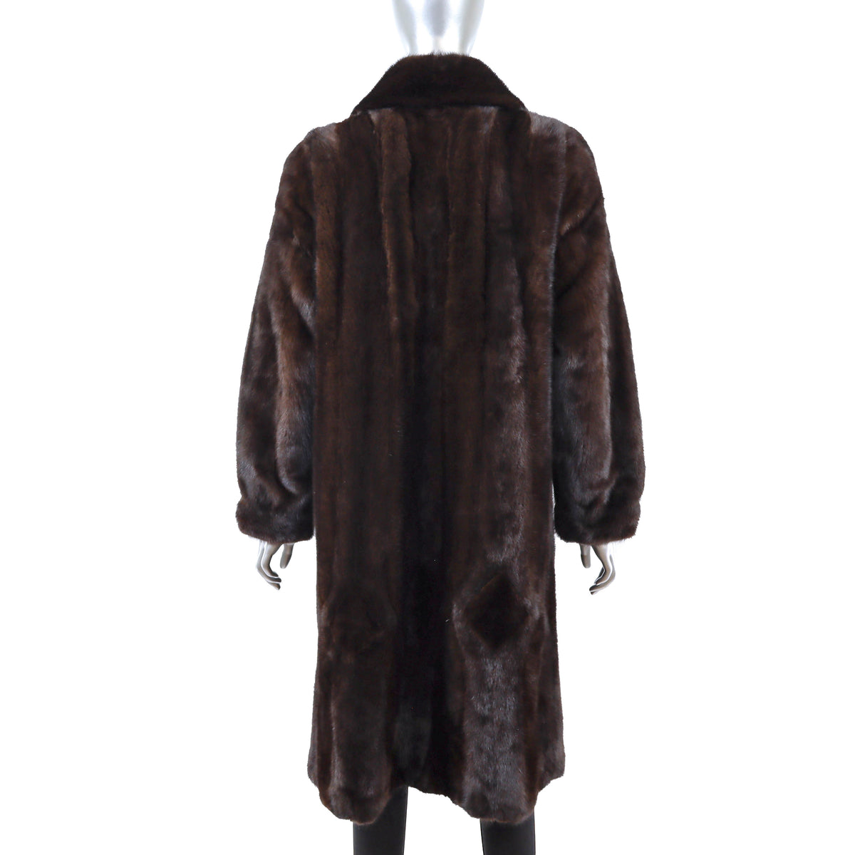 Brown Mink Coat- Size L
