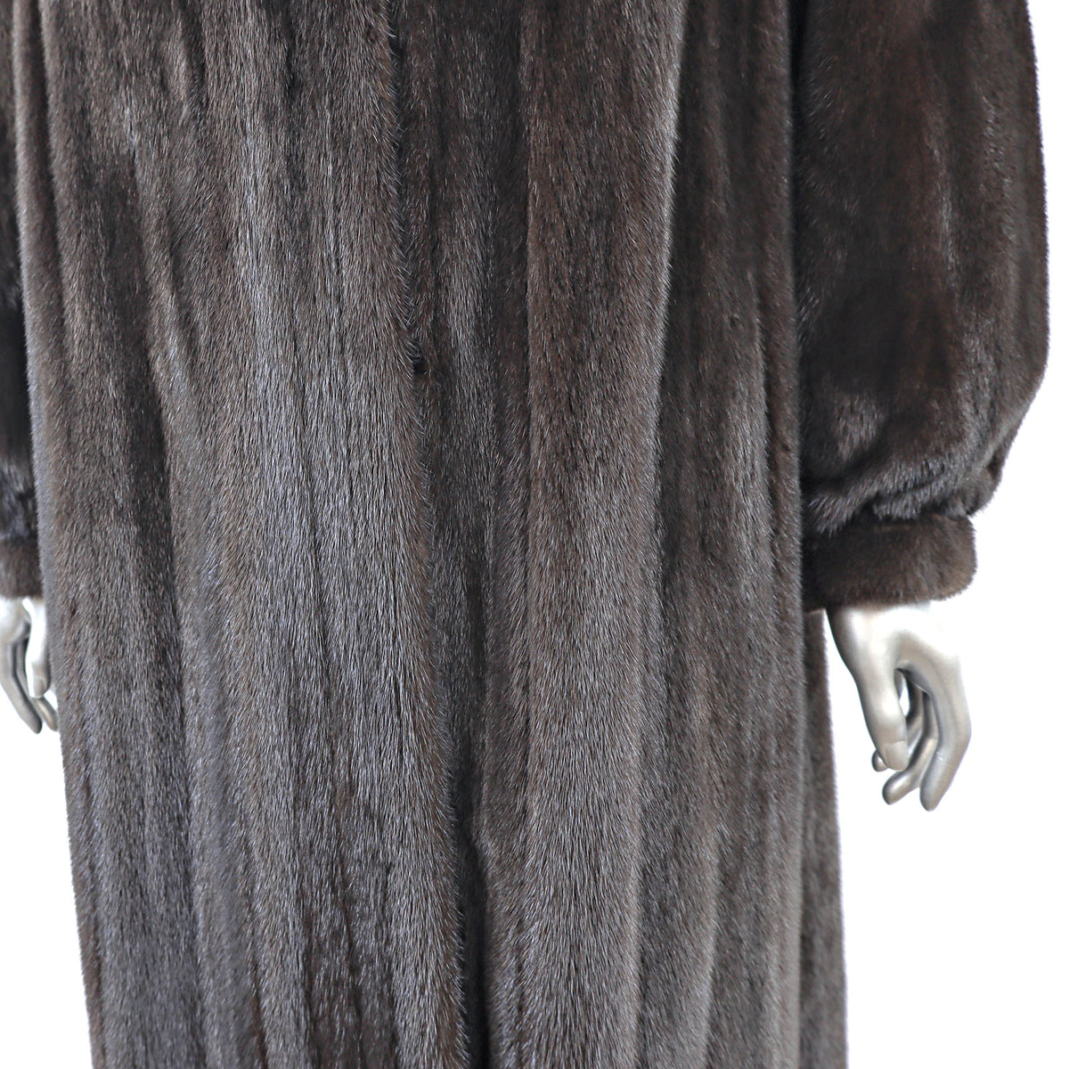 Dark Brown Mink Coat- Size L