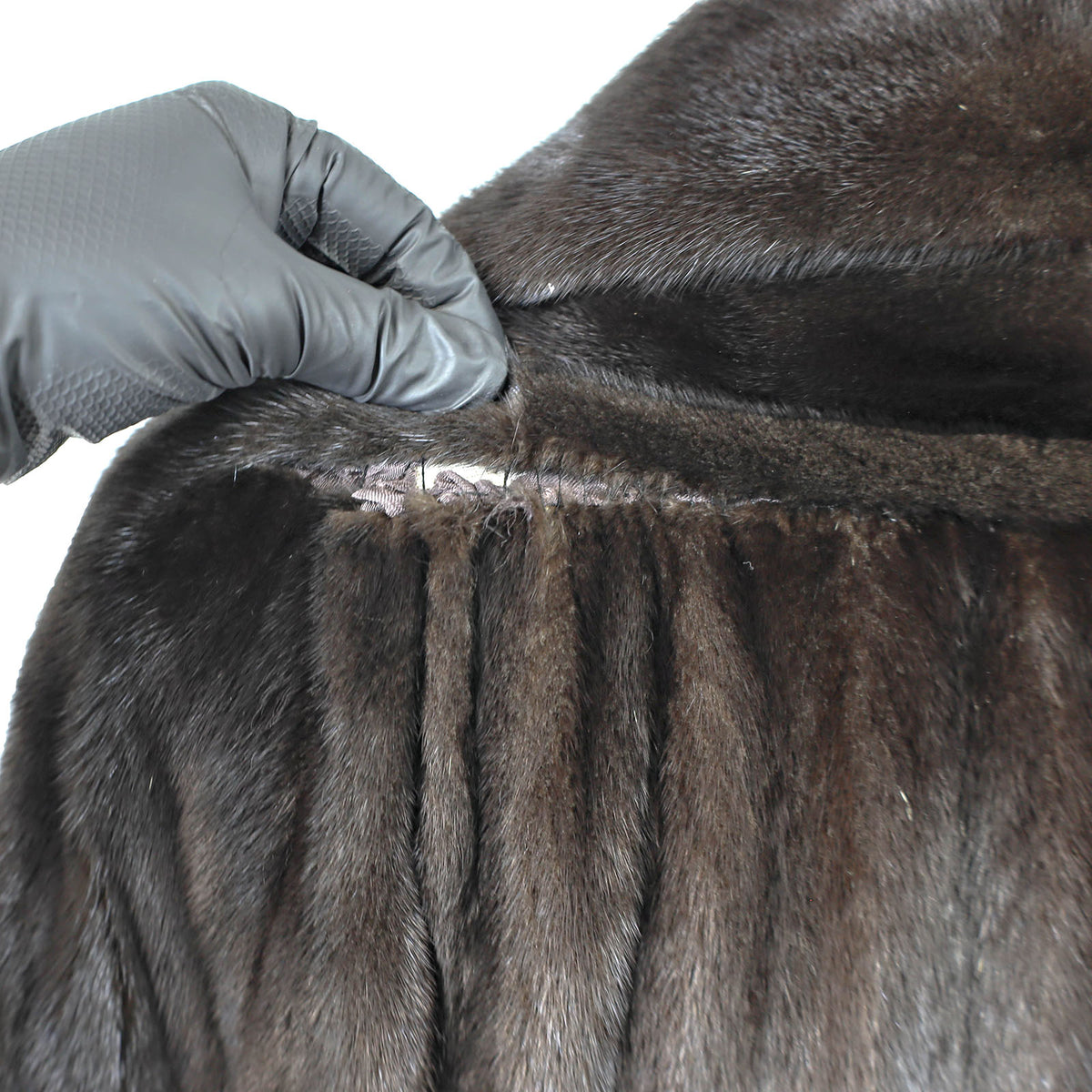Dark Brown Mink Coat- Size L