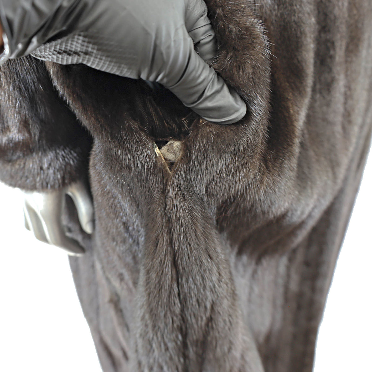 Dark Brown Mink Coat- Size L