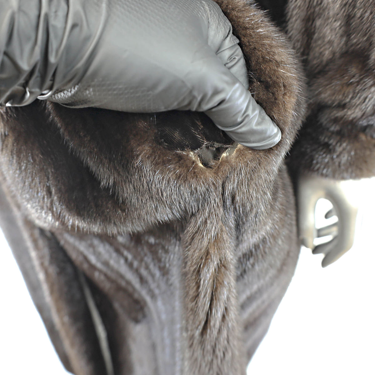 Dark Brown Mink Coat- Size L