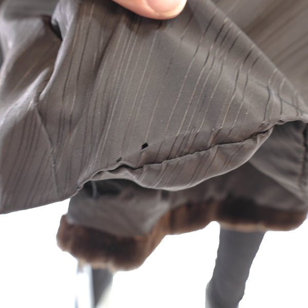 Pierre Balmain/ Saks-Fifth Avenue Sheared Mink Coat- Size XXL