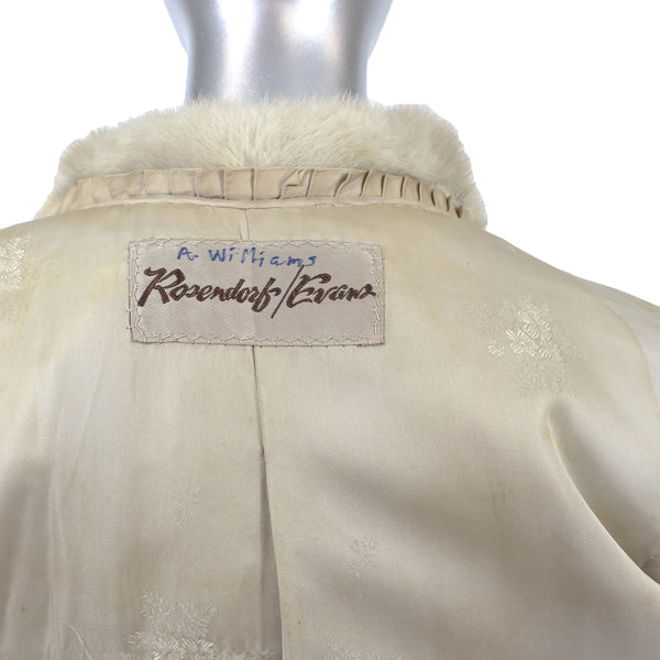 Rosendorf/ Evans Pearl Mink Coat- Size XS