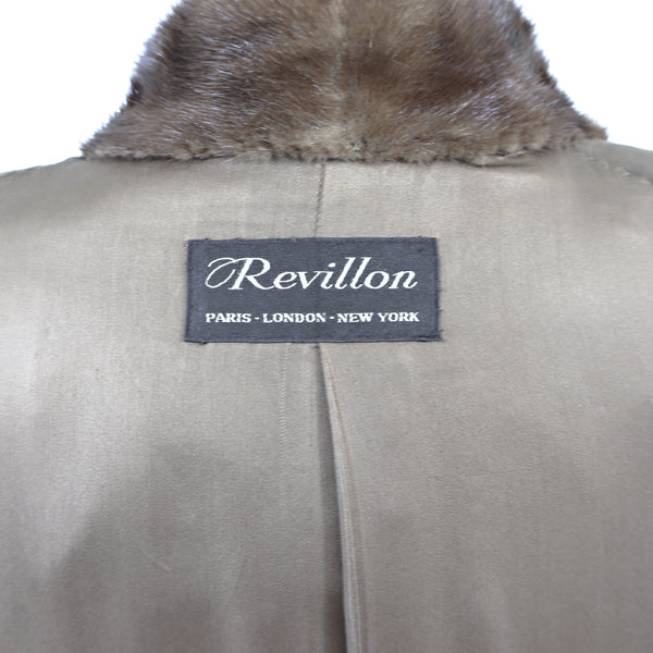 Revillon/ Saks-Fifth Avenue Mahogany Mink Coat- Size M