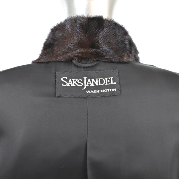 Saks Jandel Ranch Mink Coat- Size M