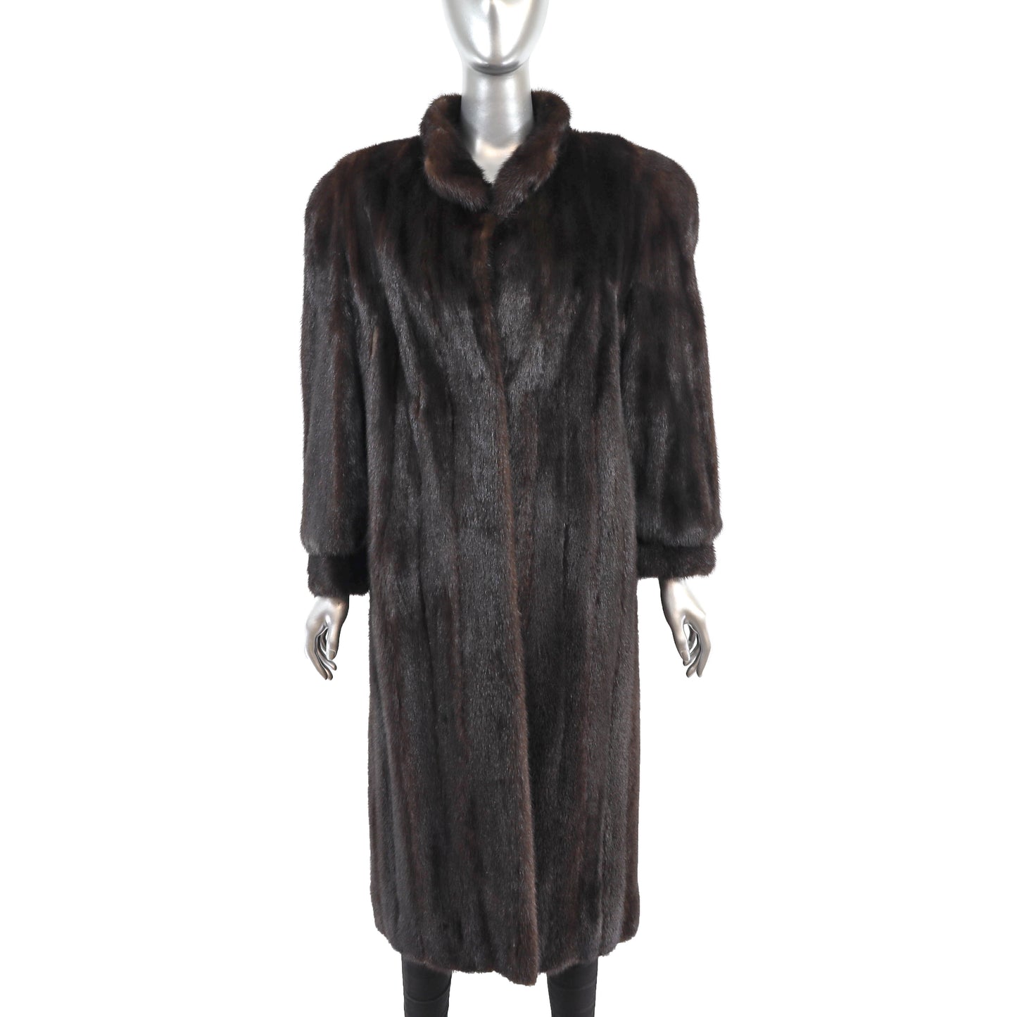 Dark Brown Mink Coat- Size M