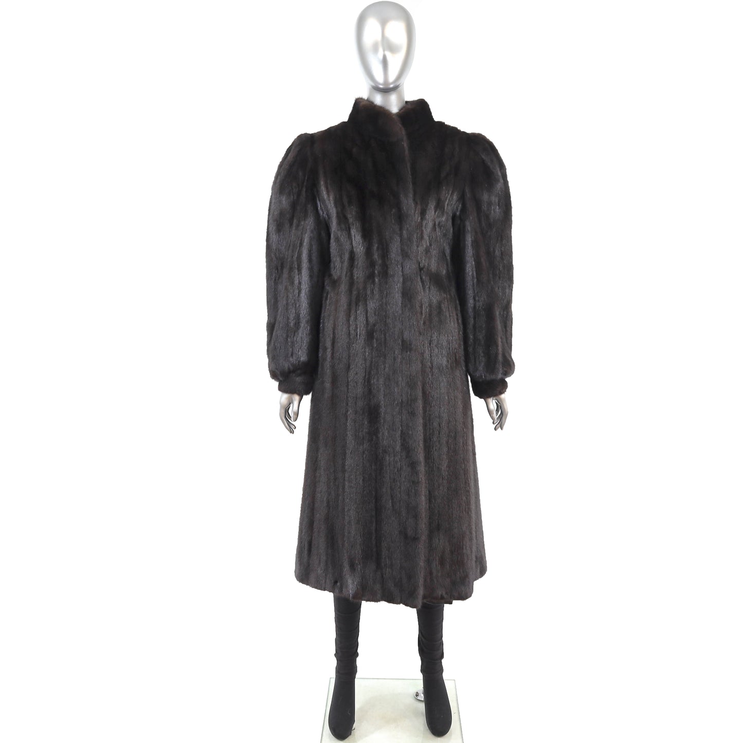Mahogany Mink Coat- Size L