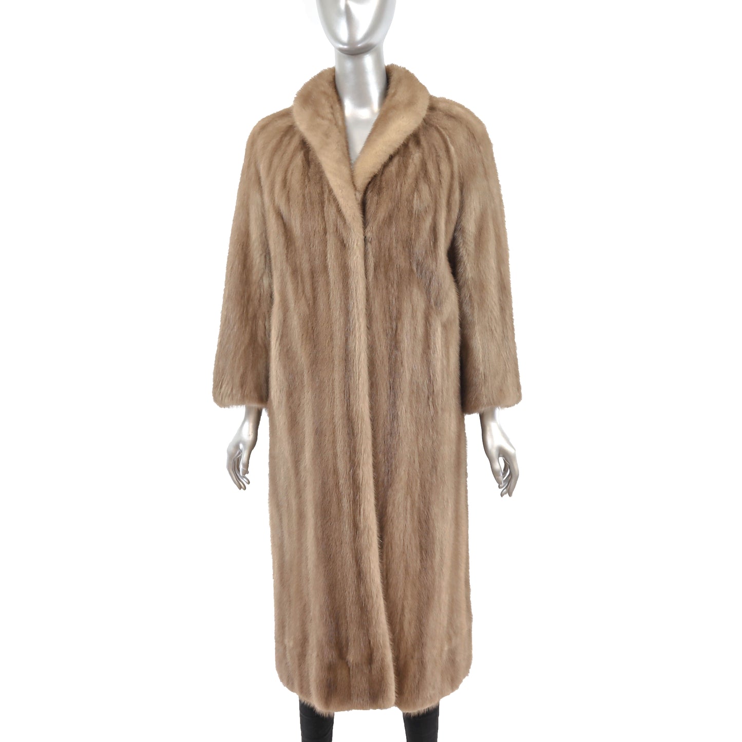 Light Brown Mink Coat- Size M