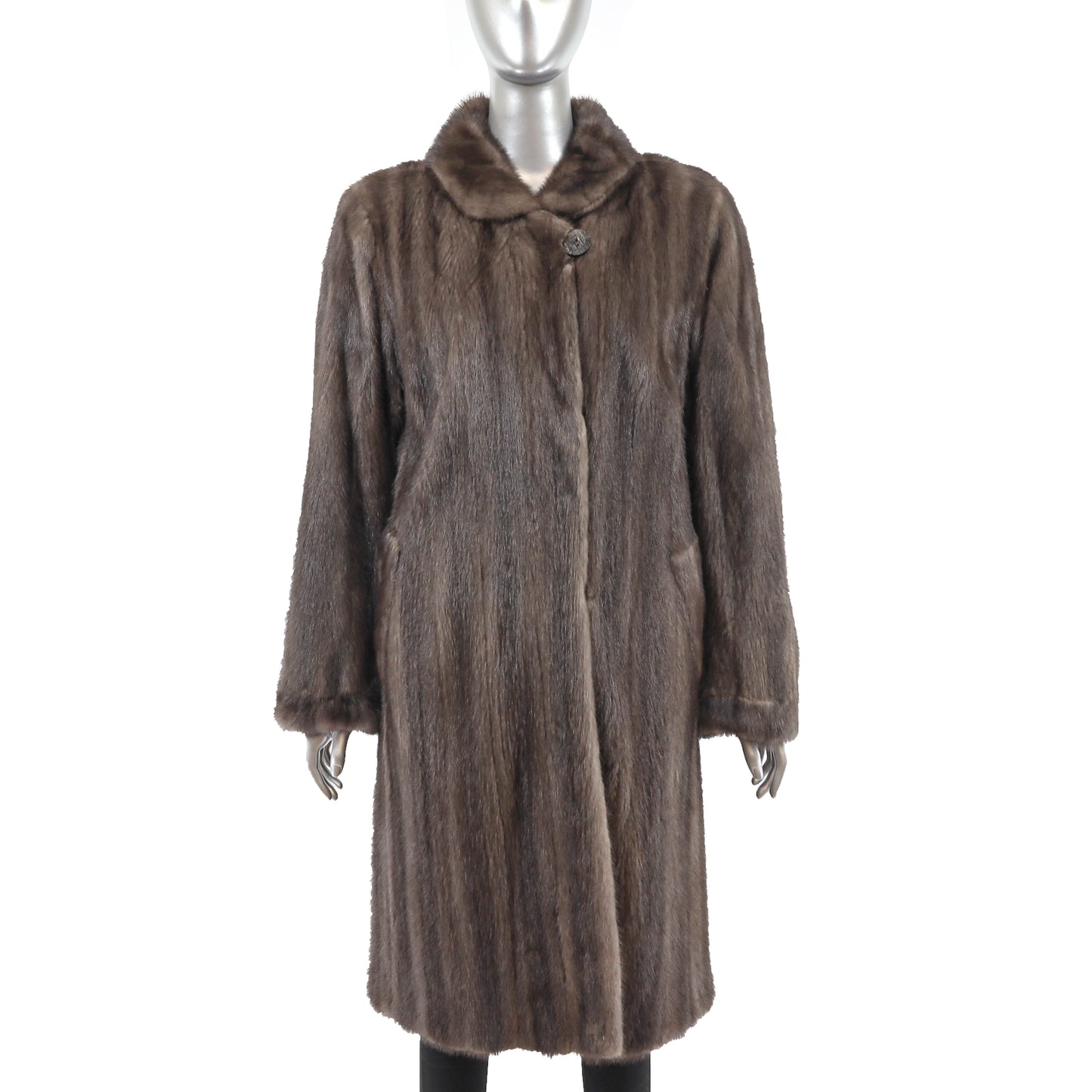 Blue Iris Mink Coat- Size S