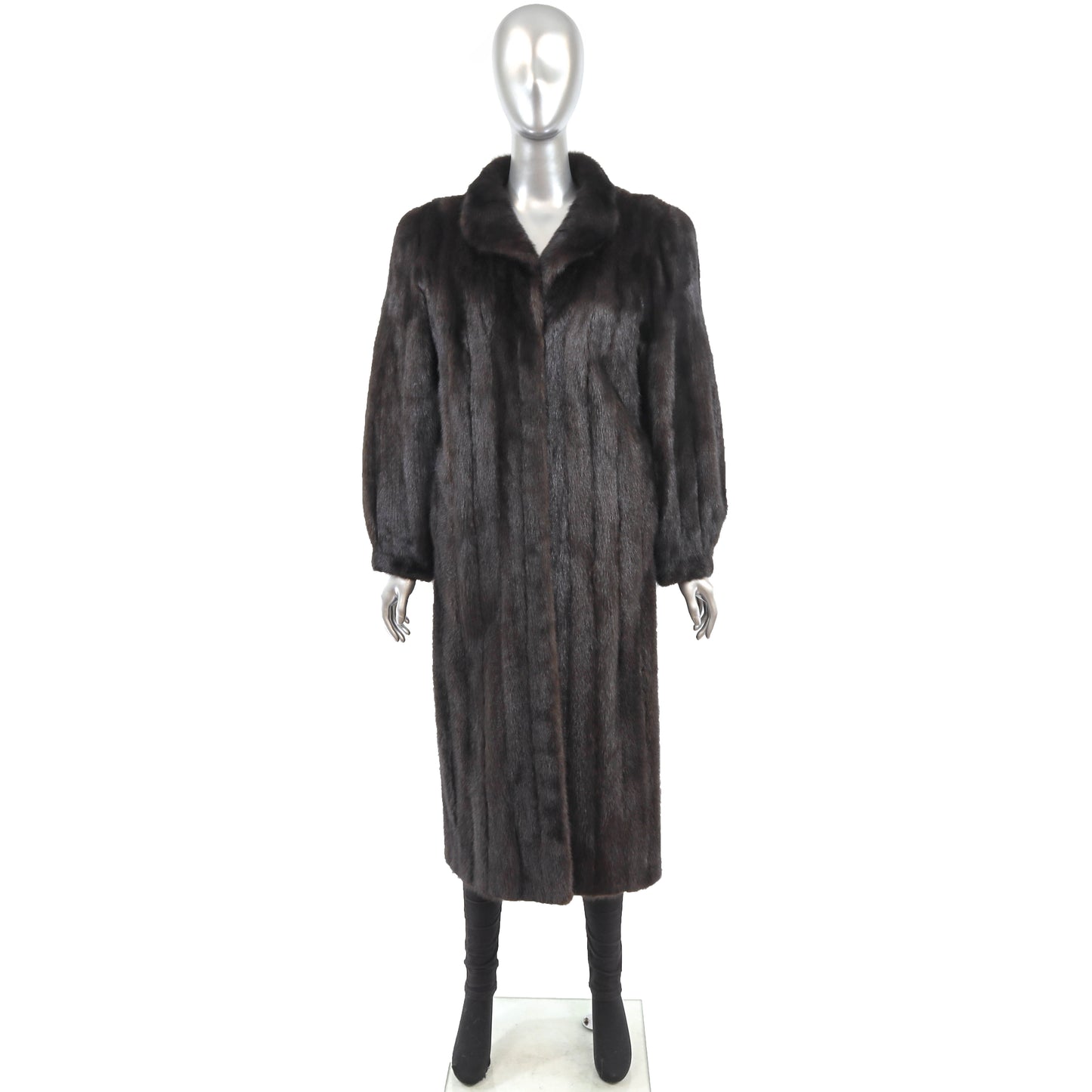 Dark Brown Mink Coat- Size M