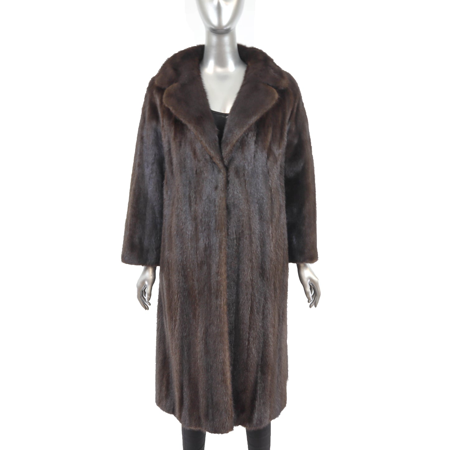 Blackglama Dark Brown Mink Coat- Size M