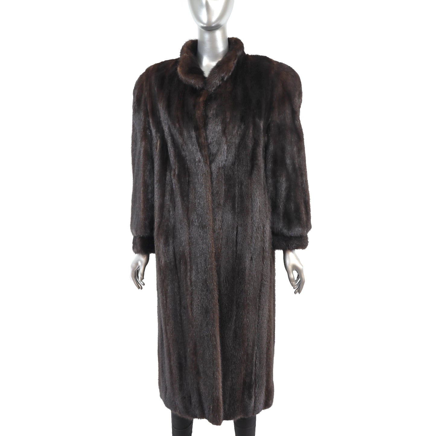 Dark Brown Mink Coat- Size M