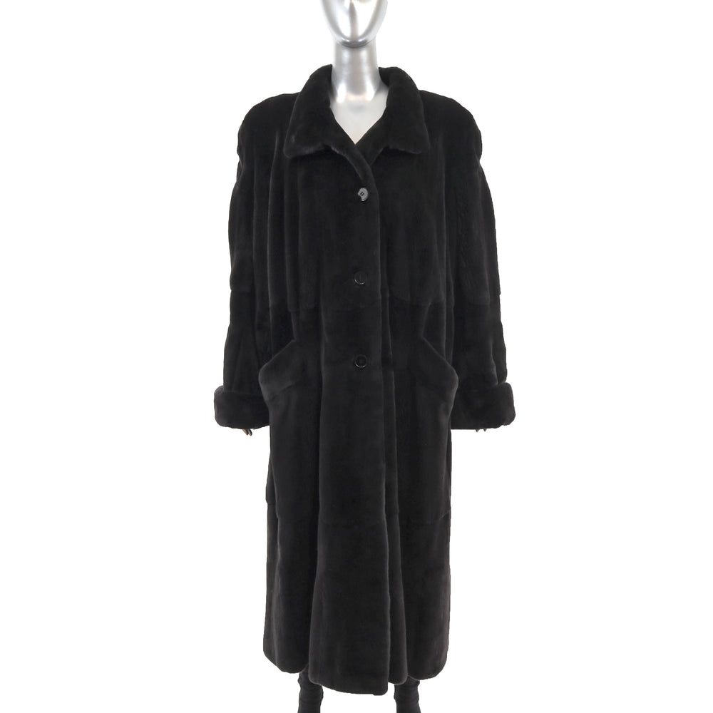 Birger Christensen/ Saks Fifth Avenue Sheared Mink Coat- Size XXL