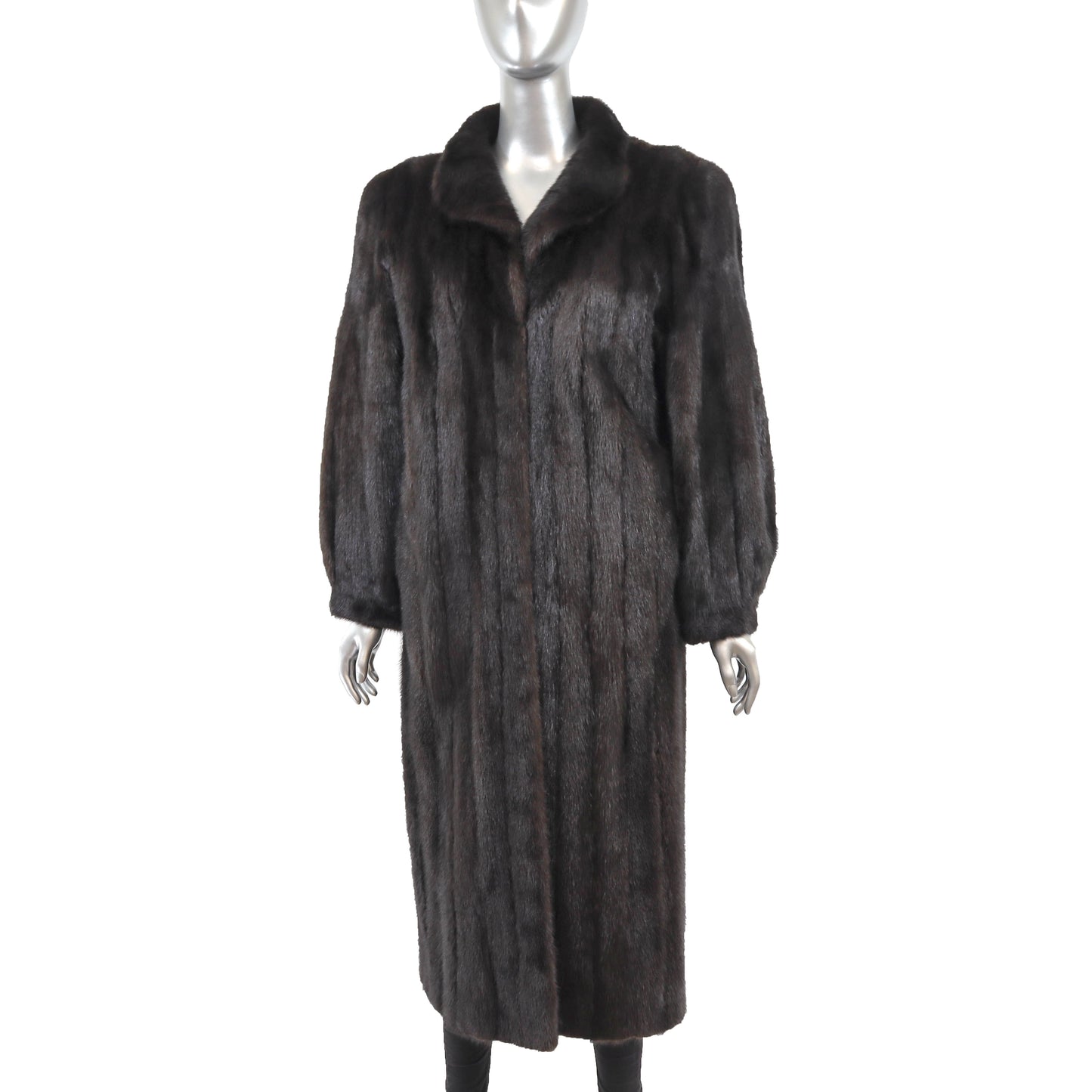 Dark Brown Mink Coat- Size M