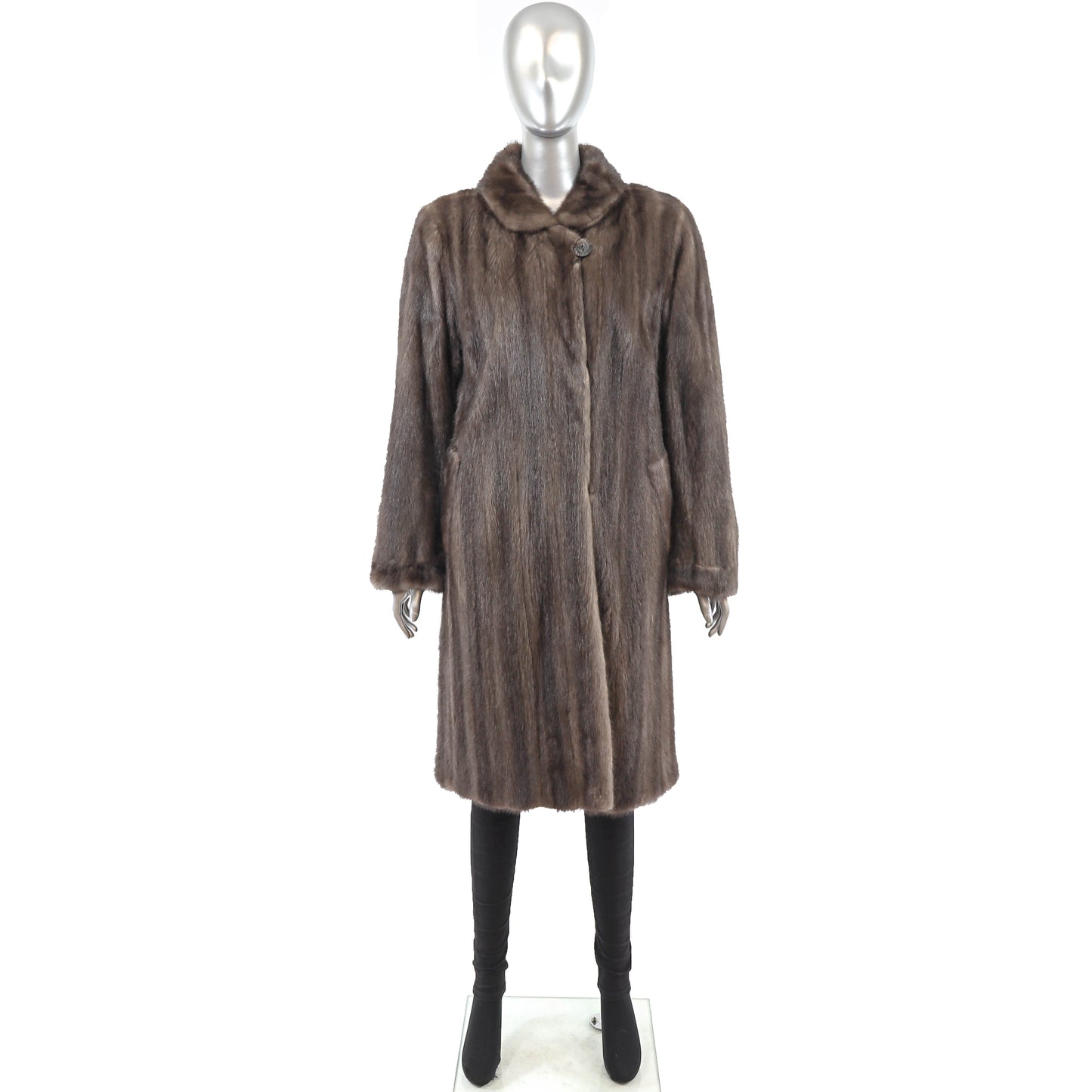 Blue Iris Mink Coat- Size S