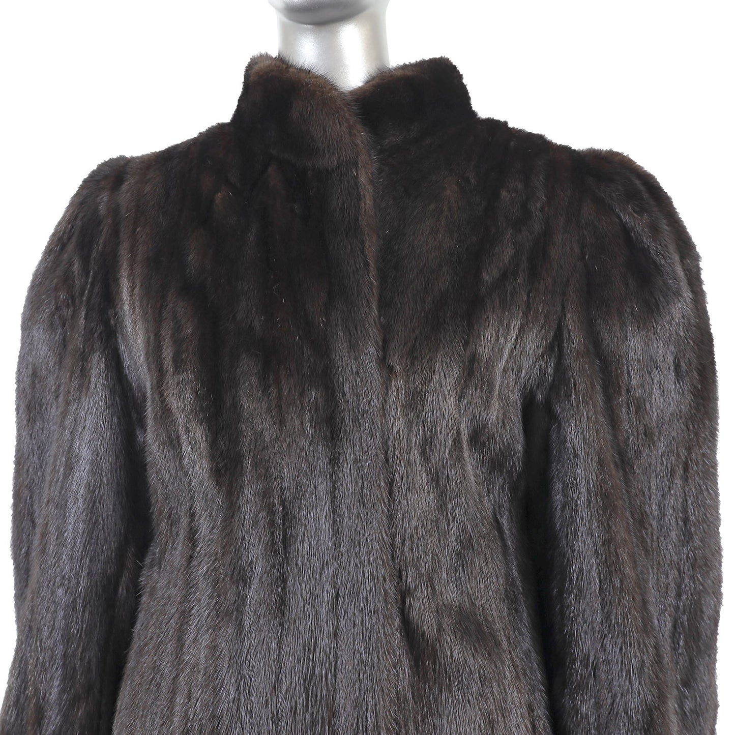 Mahogany Mink Coat- Size L