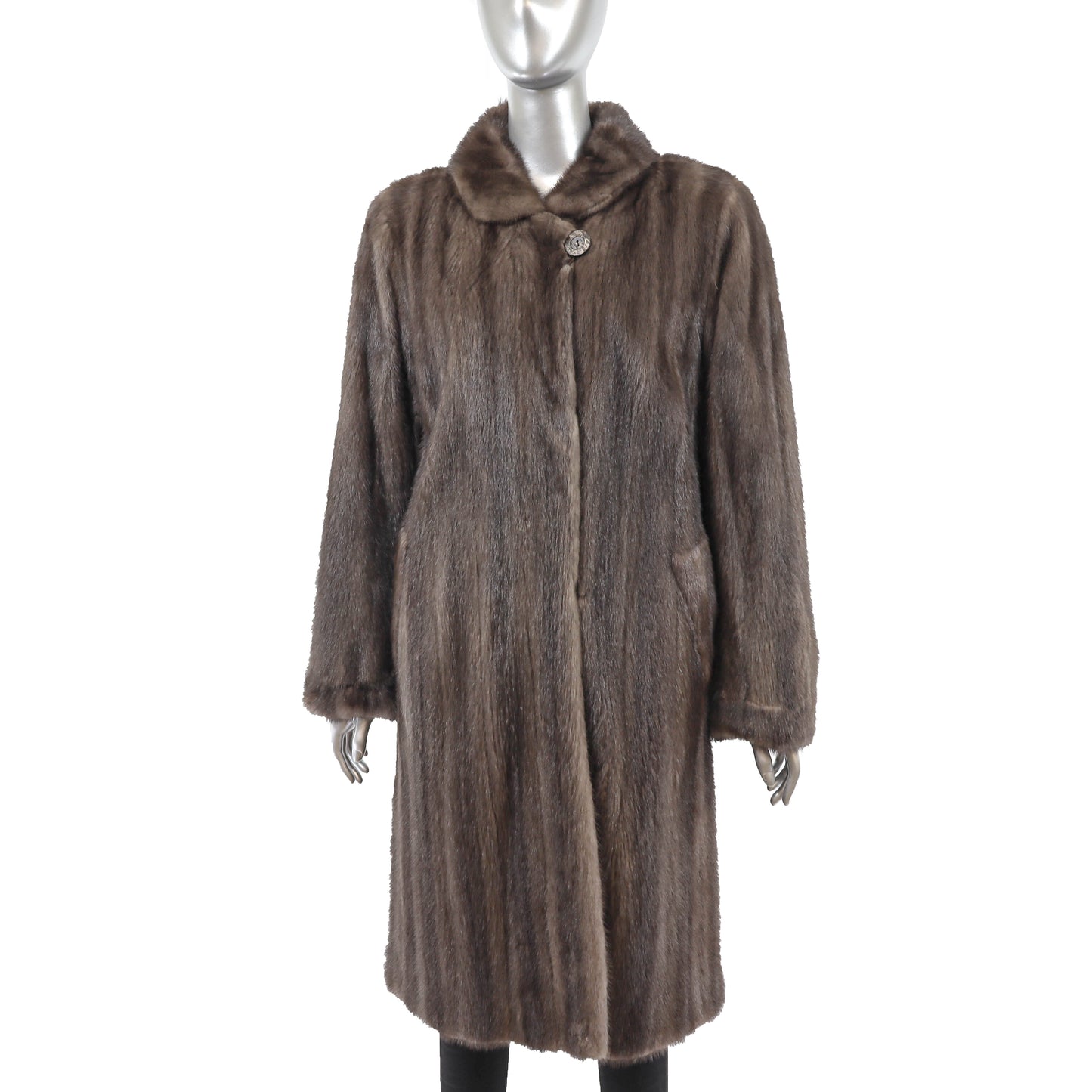 Blue Iris Mink Coat- Size S