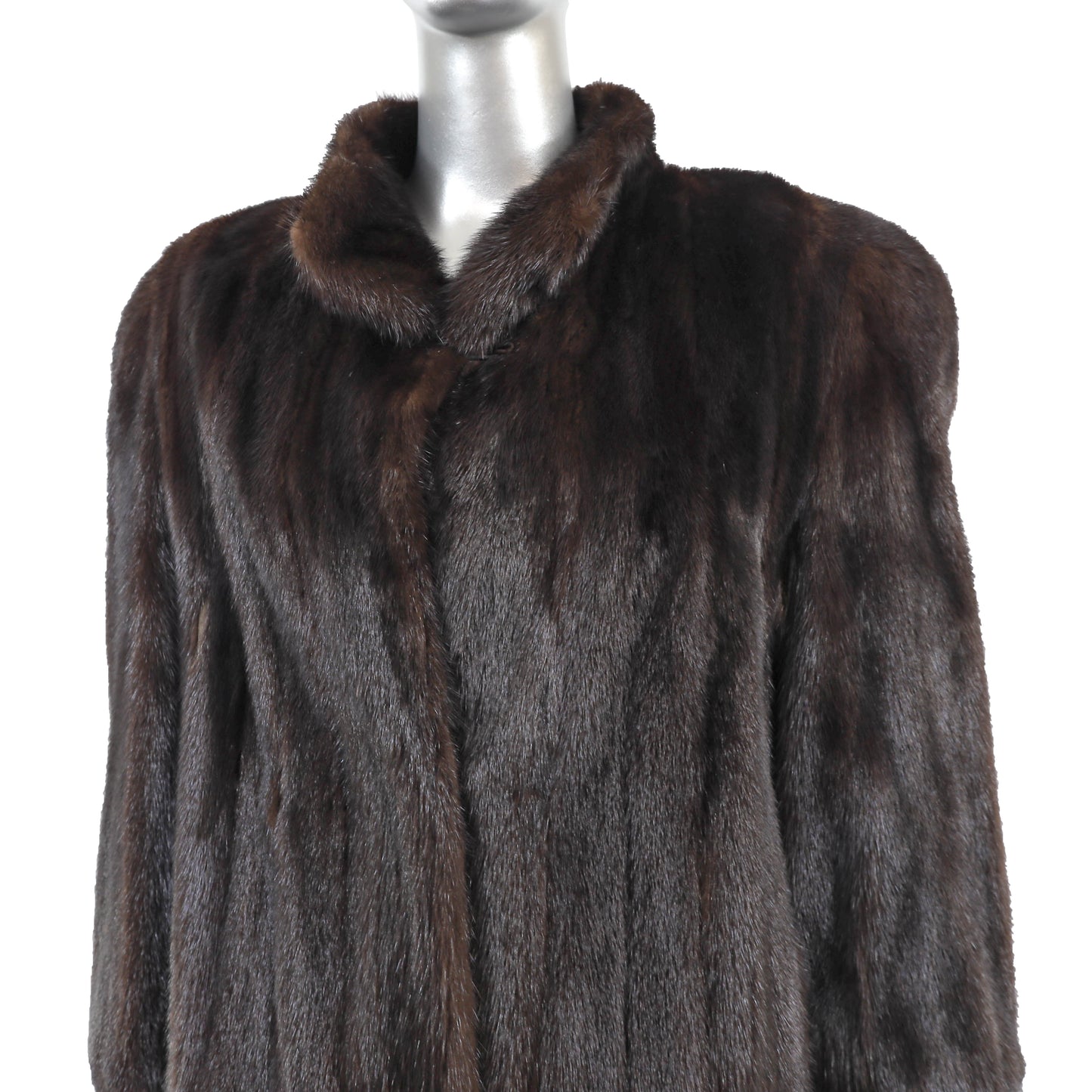 Dark Brown Mink Coat- Size M