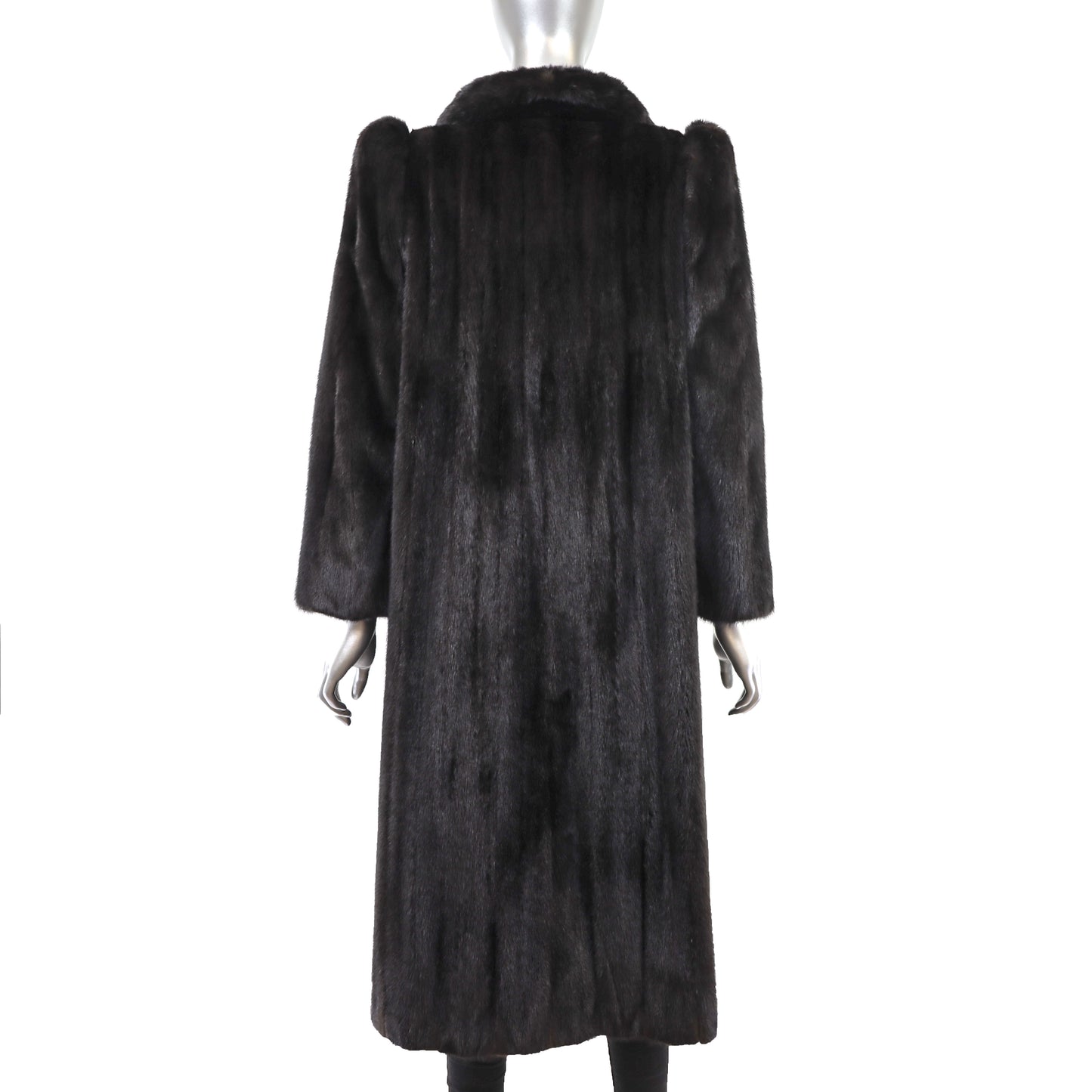 Black Mink Coat- Size M