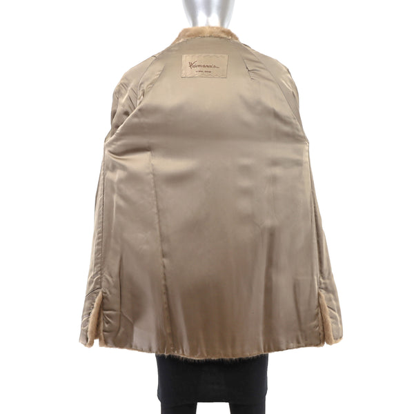 Autumn Haze Mink 3/4 Coat- Size M