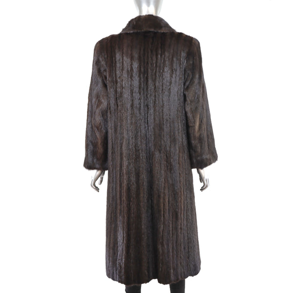 Mahogany Mink Coat- Size S