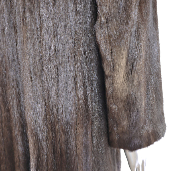Mahogany Mink Coat- Size S