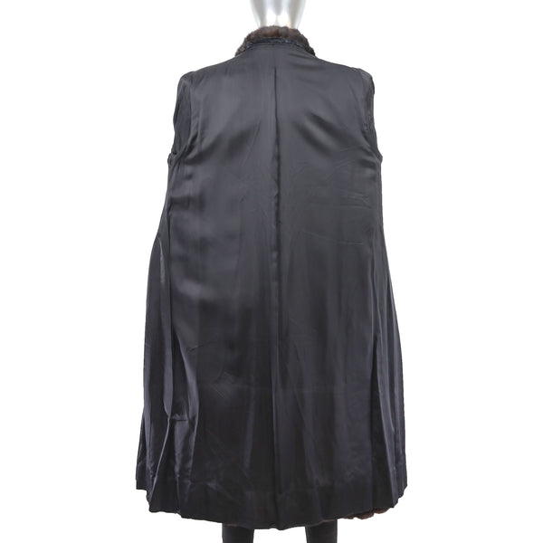 Mahogany Mink Coat- Size S