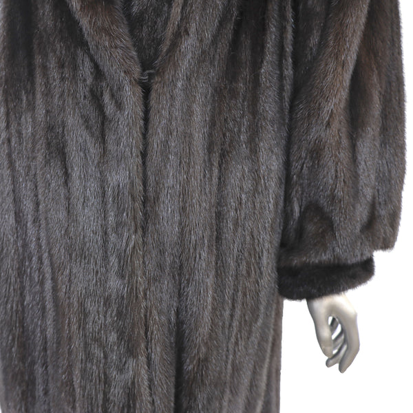 Dark Mahogany Mink Coat- Size XXL-XXXL